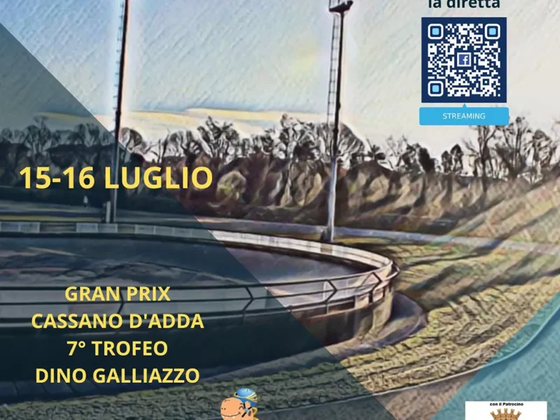 Gran Prix Cassano d'Adda, locandina.